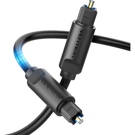 Digitales optisches Audiokabel Glasfaserkabel Toslink-Audiokabel 1 Meter (1/5)