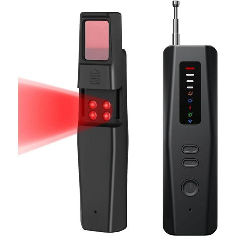 6-in-1-Detektor für versteckte Kameras, Spionagemikrofone, Abhörschutz und GPS-Tracker für Büro, Hotel und Zuhause (1/5)