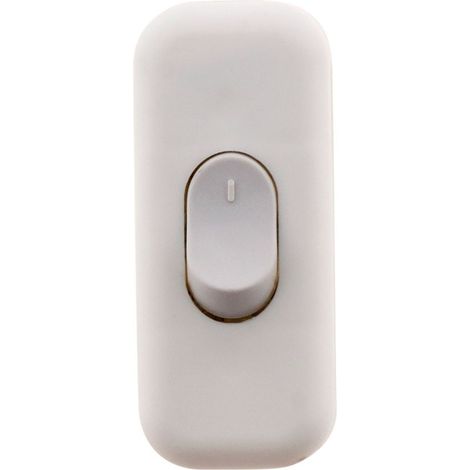 Zenitech – Interrupteur bipolaire 2A blanc – Installation non câblée – Compatible avec divers appareils d'éclairage – Pour usage domestique et professionnel