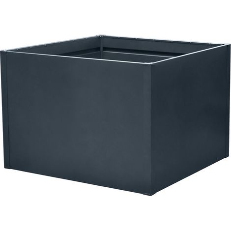 Alu-Hochbeet Twin-Wall 90x90x76 cm, anthrazit