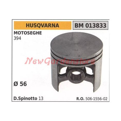 Pistón de motosierra HUSQVARNA 394 Ø 56mm 013833