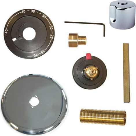 Kit adaptador para mezclador termostático Eurotherm TKENT3 Watts (1/4)