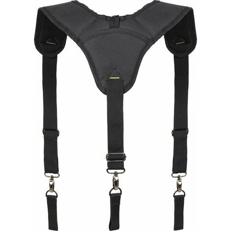 Ceinture porte-outils Bretelles réglables à 3 points rembourrées pour travaux de charpentier et électricien (1/5)