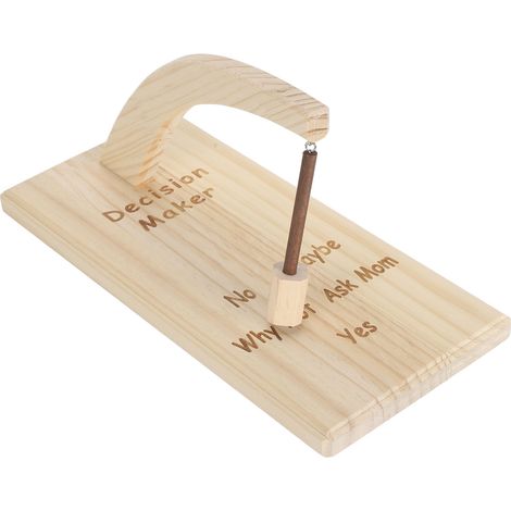 Wooden Magnetic Decision Maker Innovative Oscillating Magnetic Selector Swing to Find Answer for Indecisive Person Type 2 (1/5)
