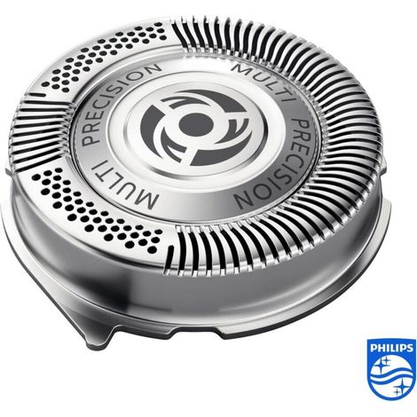 Elle – Têtes de rasage Philips SH50/50 – 3 lames MultiPrecision auto-affûtées – Performances optimales pour Series 5000 et 6000
