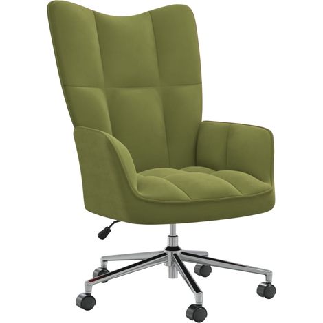 Chaise de relaxation Vert clair Velours 4 (1/5)