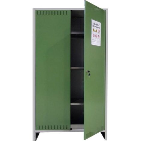 ARMADIO ARMADIETTO ALTO DEPOSITO FITOFARMACI PRATIKO CERTIFICATO 100x40xH180 cm
