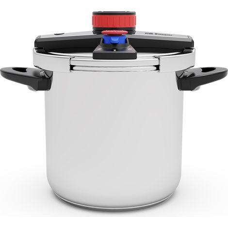 Olla super rapida Orbegozo HP 8200, 8 L, 24 cm, acero inoxidable, con abre facil (1/5)