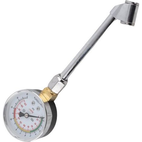 Vvikizy jauge de mesure de la pression des pneus Gauge de pression des pneus Haute lecture facile à lire bricolage pneumatique (1/4)