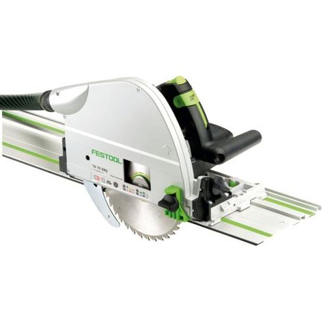 FESTOOL TS 75 EBQ-Plus-FS - 1600W Ø210 mm - Con carril FS 1400/2 + cuchilla universal para madera - 576115 (1/5)
