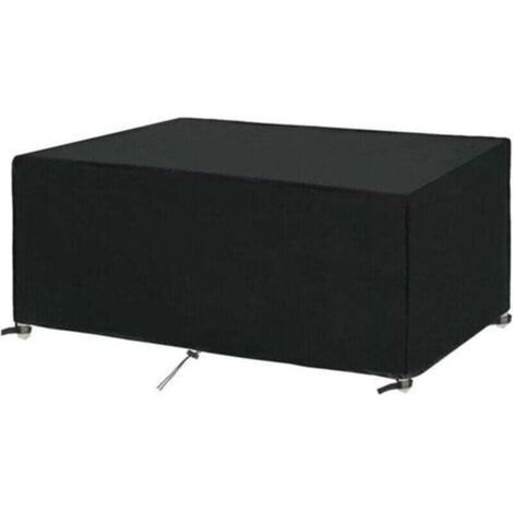 Telo di copertura per mobili da giardino – 180 x 100 x 75 cm – copertura protettiva per tavolo e mobili da giardino – impermeabile – antivento – resistente ai raggi UV – resistente al freddo (1/4)