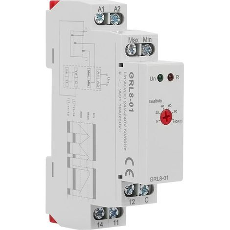 Flüssigkeitsstandregelungsrelais, Wasserstandsregler GRL8 01, 10 A AC/DC 24 V 240 V (1/5)