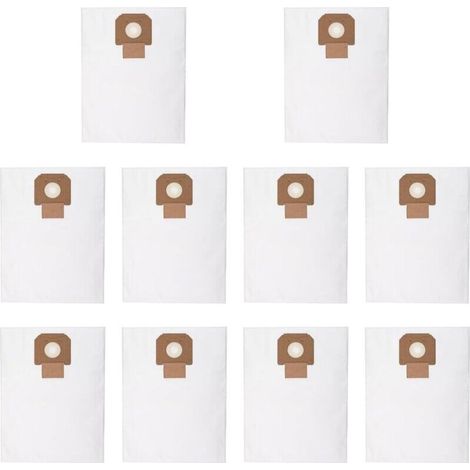 Packung mit 10 wiederverwendbaren Staubsaugerbeuteln (Modelle VB090F und VAC090), 51,65 x 46,54 cm, waschbar, Vliesstoff. Ersatzteile für Staubsauger.