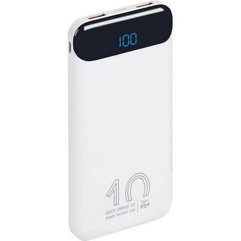 rivacase VA2540 batterie externe blanche 10000 mAh