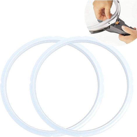 Joints d'étanchéité pour autocuiseur, lot de 2, joints en caoutchouc pour autocuiseur (1/5)