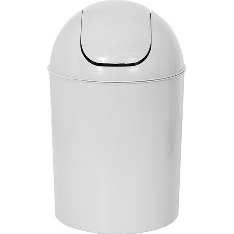 Papelera basculante PS 5L Blanco MSV