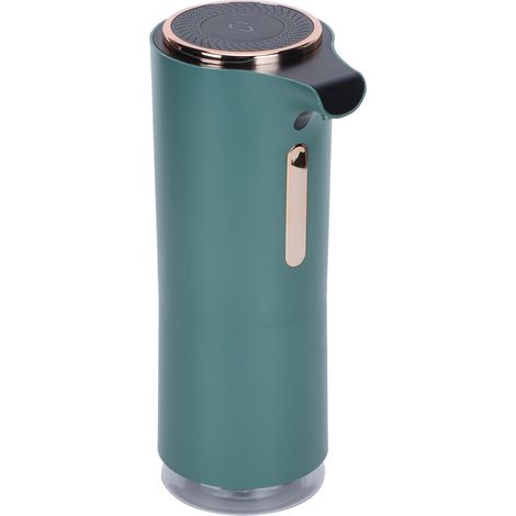 Distributeur automatique de savon liquide à induction infrarouge pour salle de bain d'hôtel (vert) (1/5)