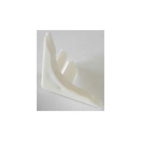 TAPPO TERMINALE PER PROFILO RACCORDO IGIENICO PVC BIANCO