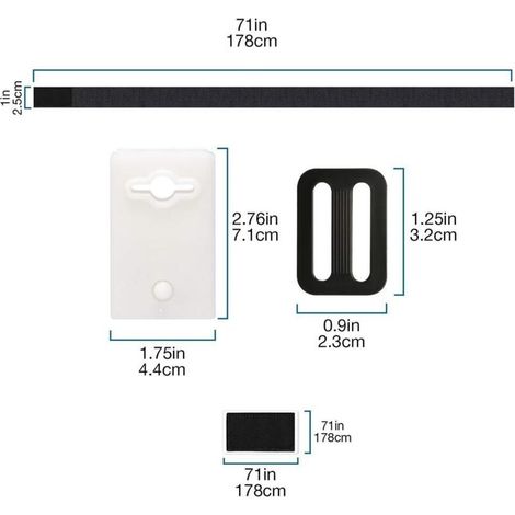 Kit de fixation pour bâche solaire de piscine - 8 sangles de couverture solaire - Kit de sangles pour couverture solaire pour système d'enrouleurs Mobiles, bâches et couvertures de Piscine