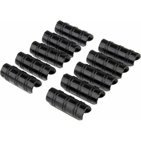Gewächshausclips, Rohrschellen zur Befestigung von Abdeckungen, Folien und Pflanzen in Gartengewächshäusern, 20 Stück, 19 mm (1/5)