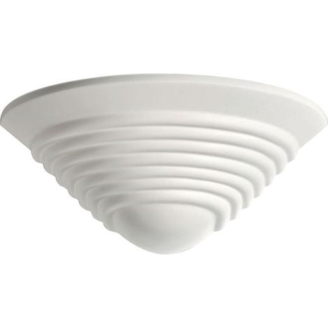 DOMINO Applique plâtre d'angle E27 Lpe non incl. ARIC 3010