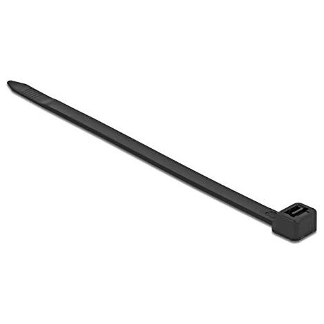 DELOCK LOT DE 10 SERRE-CÂBLES NOIR 550 X 8,8 MM 18991