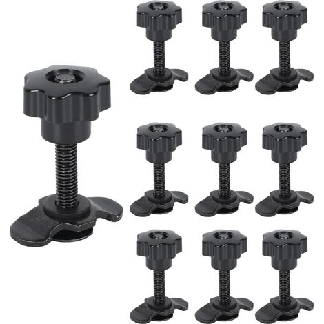 10x Raccord à vis pour rail d'arrimage, raccord, M8x20, M8x40, M8x60, accessoire de ferrure, 500daN raccord fileté, pour rails d'arrimage pour sécurisation du (1/5)