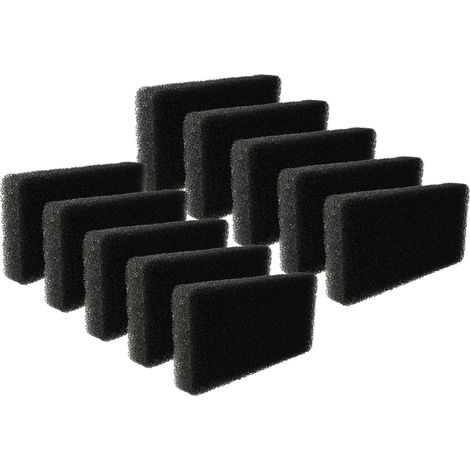 vhbw 10x filtro de espuma compatible con Gorenje SPK2 D82426, SP10/333 WT8122SL, SP10/333 WT8120SL, SP10/333 PWD121WIT/P01 secadoras ropa