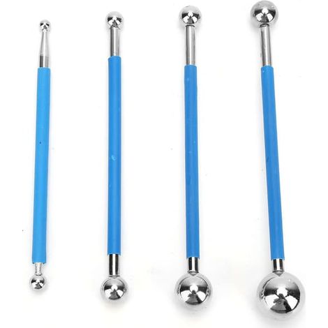 4 billes en acier pressé doubles pour racler la colle à joint de carrelage et de sol en céramique (1/5)