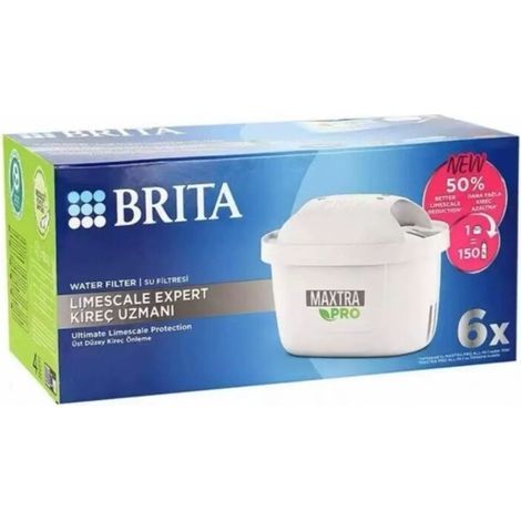 Filtres à eau BRITA MAXTRA PRO Expert en eau dure. 6 unités.