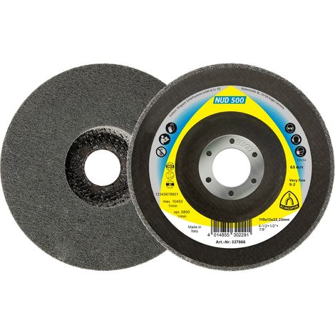 Klingspor NUD 500 Kompaktscheiben, 125 x 13 x 22,23 mm Very Fine Siliziumkarbid (1/5)