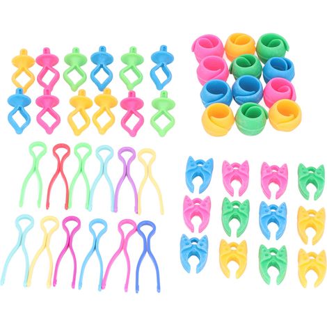 Porte-bobines colorés légers pour machine à coudre, clips de fixation pour bobines de fil, accessoires de couture pratiques. (1/5)