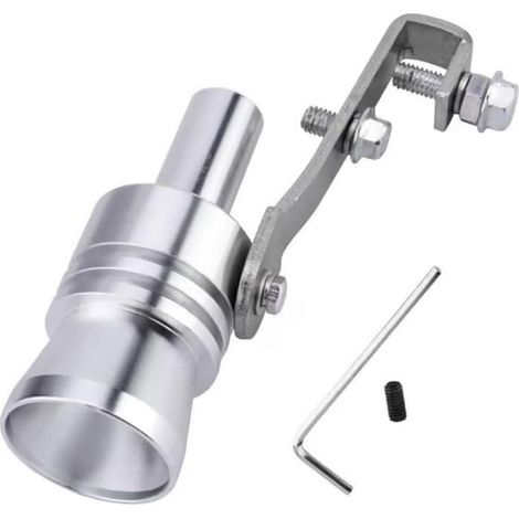 Per fischietti di scarico per auto, rumori di scarico turbo, distorsori del rumore di scarico, fischietti per tubi di scarico, fischietti con suono turbo, terminali di scarico con suono turbo in allum (1/5)