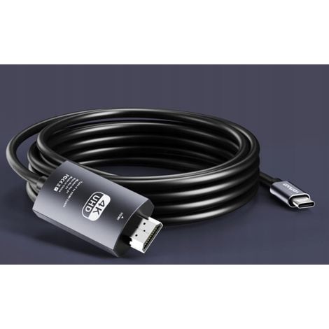CÂBLE ADAPTATEUR USB-C 3.1 HDMI 4K 200 cm ZC-2 (1/5)
