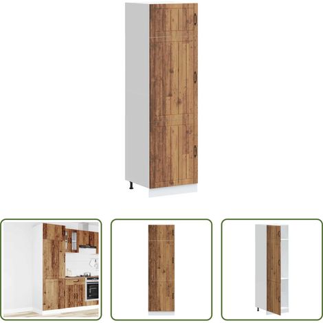 vidaXL Altholzoptik - Küchenschrank Lucca Altholz-Optik Holzwerkstoff (1/5)