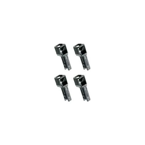 HAGER TOUR D'AUVENT PARTIE SUPÉRIEURE BAS NIVEAU 4PCS. - ACCESSOIRE POUR BOÎTIER UZ01A4