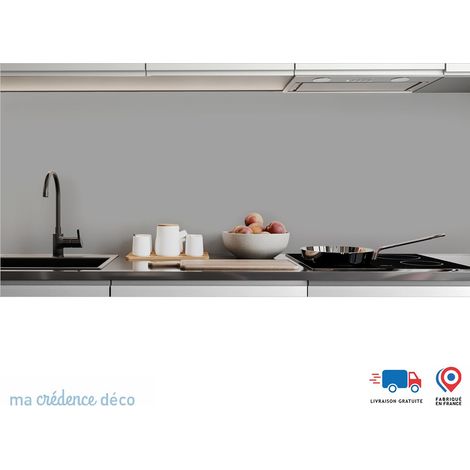 Crédence : Aluminium blanc RAL 9006 - Alu composite - 60 - 120 (1/3)