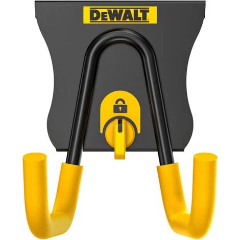 DEWALT DWST82805-1 Gancho de almacenamiento de herramientas estándar corto, ideal para colgar herramientas, cables, mangueras y más en talleres, garajes o sótanos