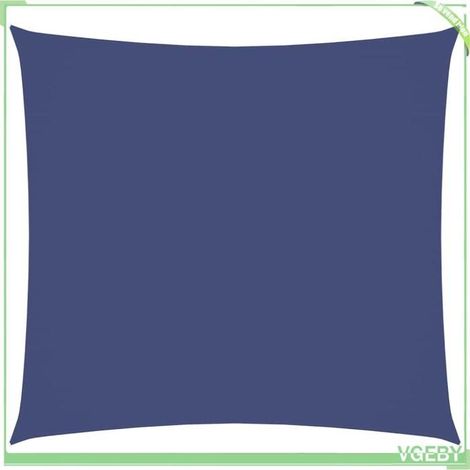 Voile de parasol - FAFEICY - 135523 - Carré 3,6x3,6 m - Tissu Oxford enduit PU - Bleu (1/5)