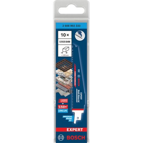 Bosch EXPERT Säbelsägeblatt Multi Material S959XHM, 10-tlg.