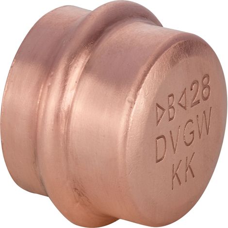 Bouchon cuivre à sertir GAZ Femelle Ø12