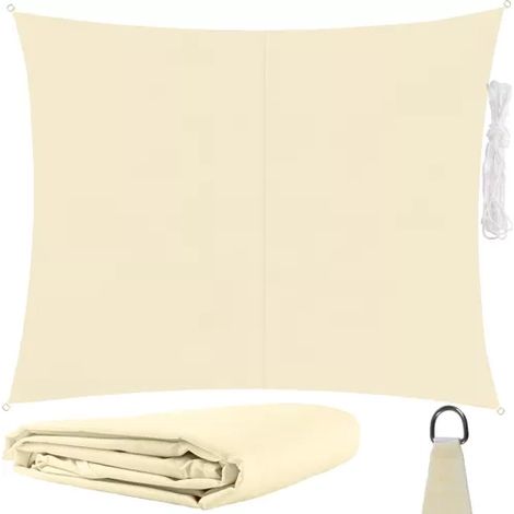 Sonnensegel 3x2m - beige Gardlov 23163 (1/5)