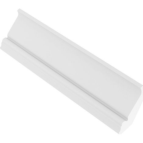 Cornicione per soffitto L290 x H5 cm in Polistirene Bianco - Lotto di 3 - ETIRIA