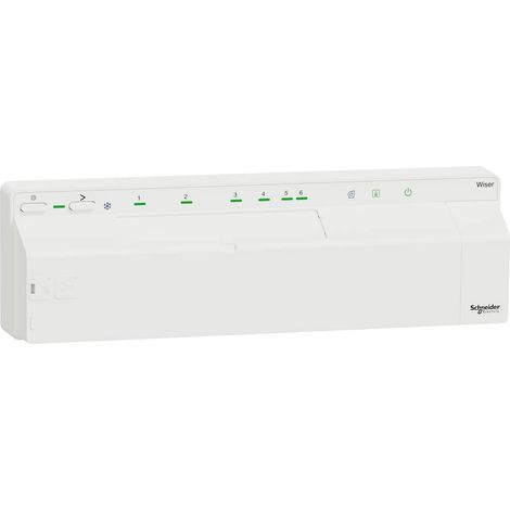 Riscaldamento a pavimento Schneider Electric cctfr6600 6 zone modulare (1/4)