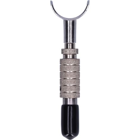 Couteau rotatif en cuir en forme de U, outil de sculpture DIY, acier allié avec clé et étui de protection (1/5)