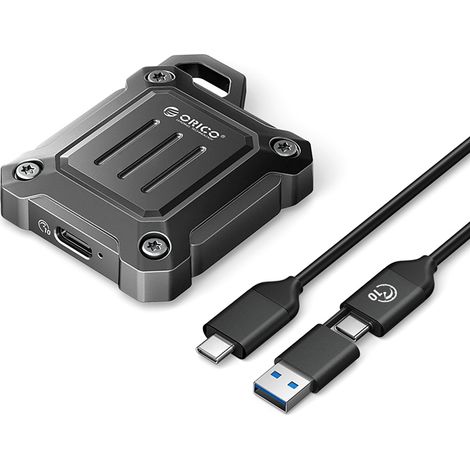 XAM2 M.2 2230 USB-C Tactical Reinforced Disk Bay - Nero (1/4)