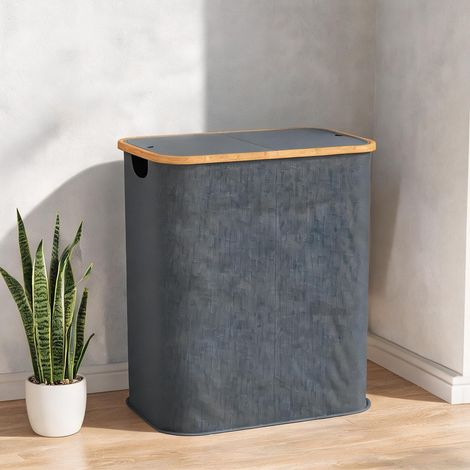 Accessoire de nettoyage pliable gris 54 x 34 x 58,5 cm (1/5)