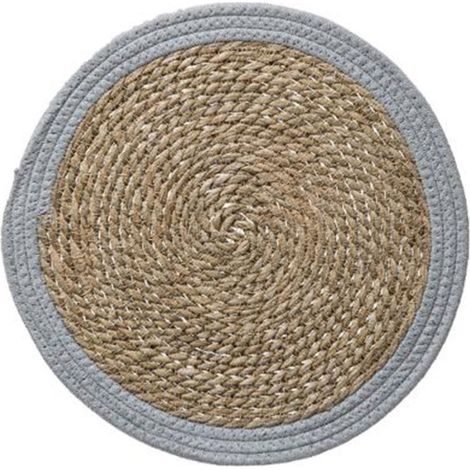 Set de Table Déco "Happy Pop" 38cm Gris (1/2)