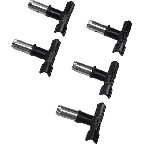 Kit de buses pour pulvérisateur sans air 211 313 415 517 623 avec 5 filtres accessoires peinture noir inox ABS (1/5)