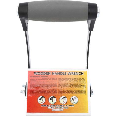 Pince de levage pour panneaux bois, outil de transport robuste 50 kg, fixation à haute résistance, manutention facile et ergonomique, accessoire de déplacement économique. (1/5)